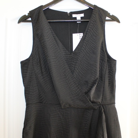 Nine West black snake print dress (women’s M) (NWT) - Picture 2 of 10